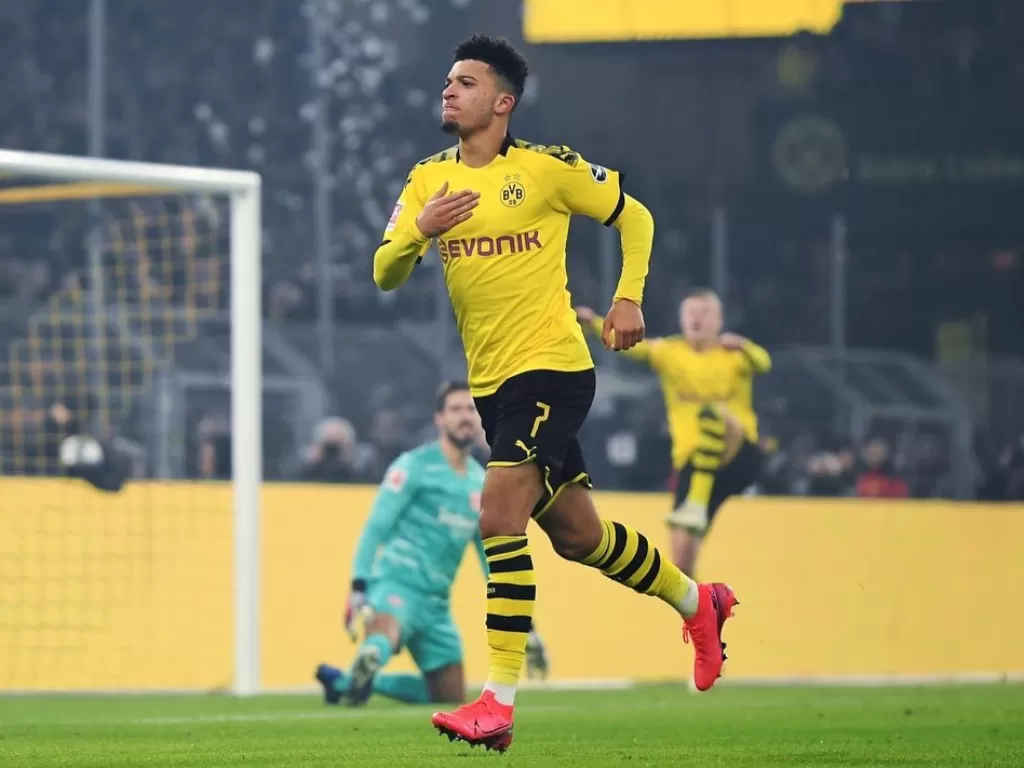 Gelandang Borussia Dortmund, Jadon Sancho. (Instagram/sanchooo10)