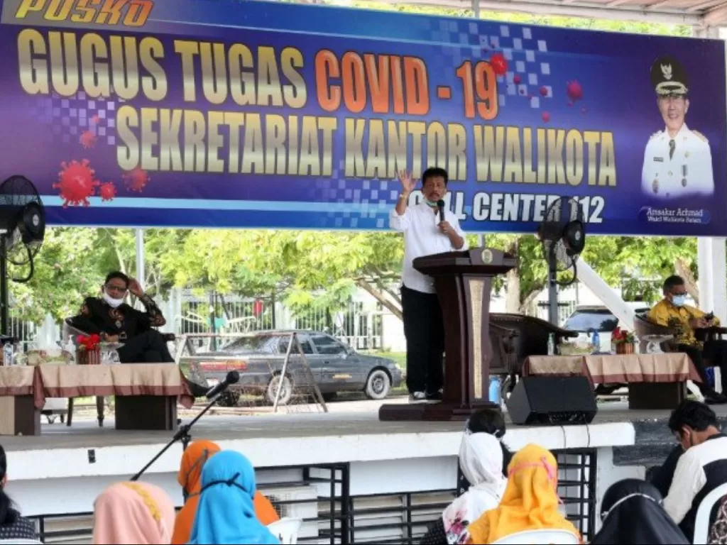 Wali Kota Batam Muhammad Rudi memimpin rapat bersama kepala sekolah membahas rencana sekolah tatap muka di Batam, Kamis (30/7/2020). (Photo/Dok. Pemkot Batam)