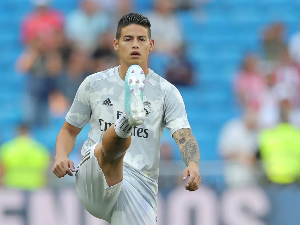 Winger Real Madrid, James Rodriguez. (REUTERS/Juan Medina)