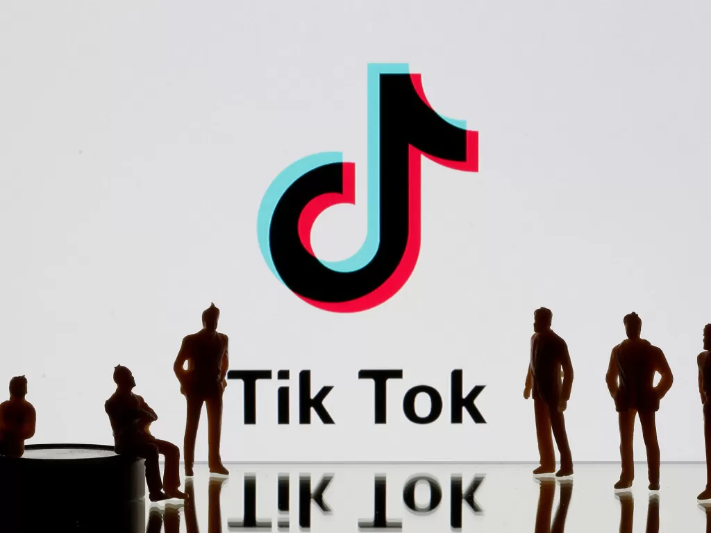 Ilustrasi logo aplikasi sosial media TikTok (photo/REUTERS/Dado Ruvic)