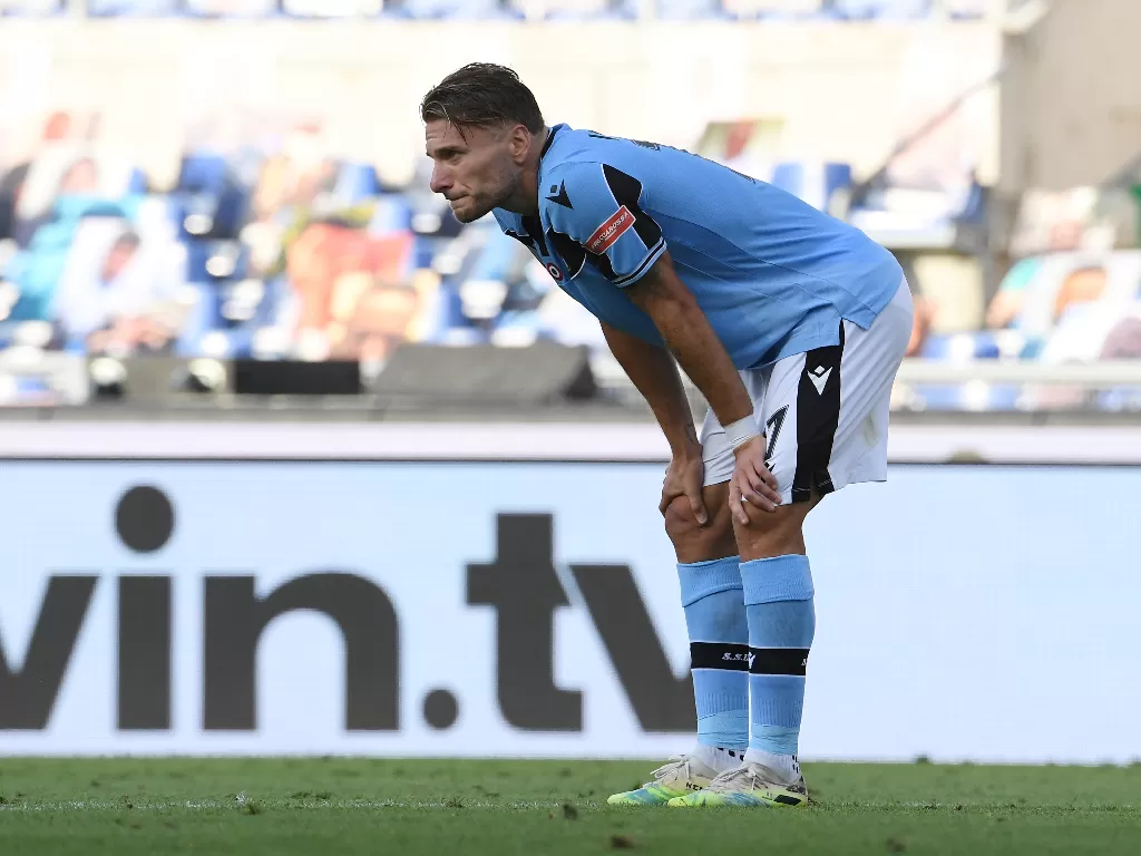 Striker Lazio, Ciro Immobile. (REUTERS/Alberto Lingria)