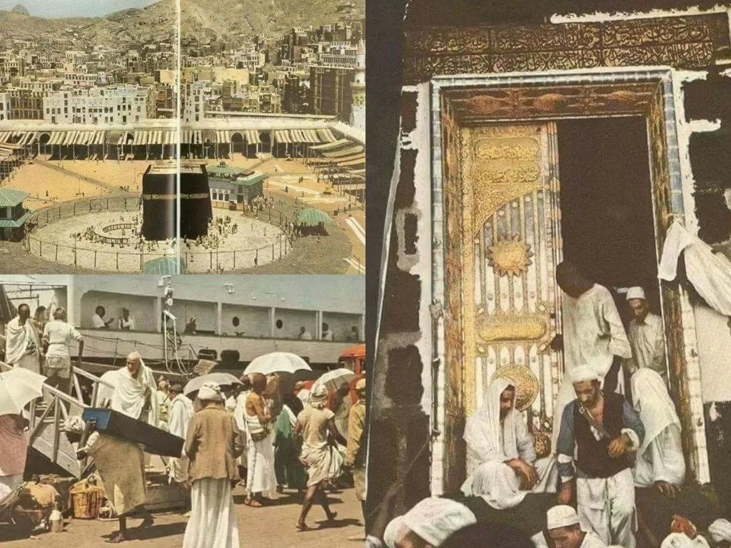 Potret lawas Mekkah 1953. (Photo/Instagram/@makassar_info)
