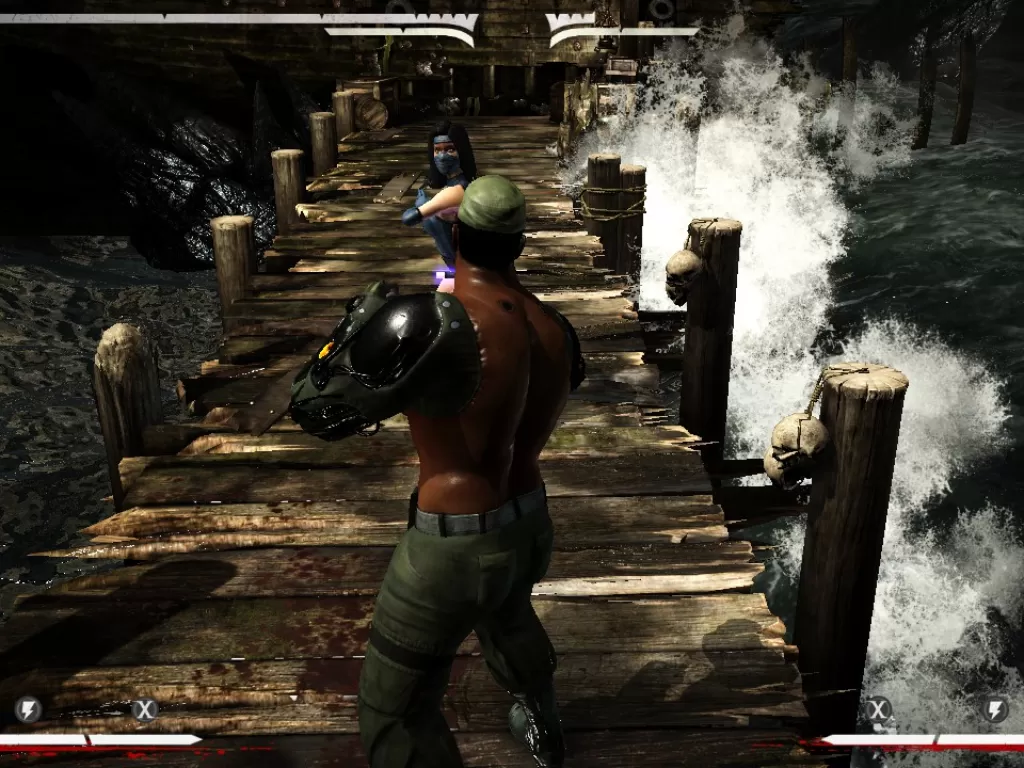 Mode TPP di dalam game fighting Mortal Kombat X (photo/Twitter/@ermaccer)