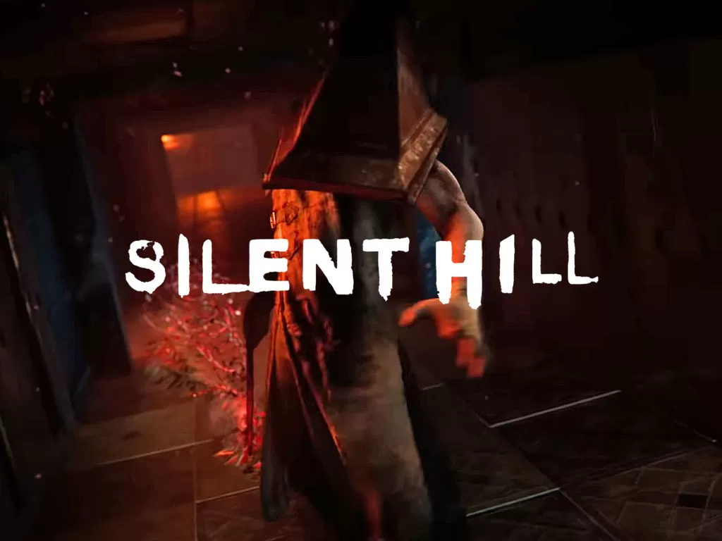 Ilustrasi logo game Silent Hill besutan Konami (photo/Behaviour Interactive/Konami)