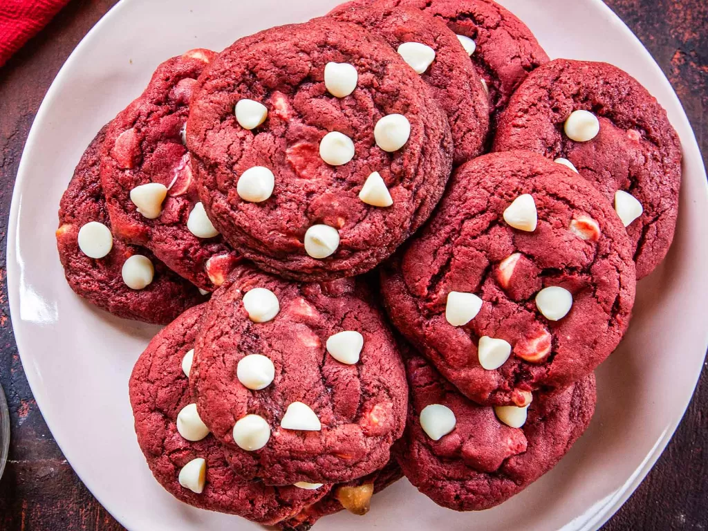 Red velvet cookies. (simplyrecipes.com)