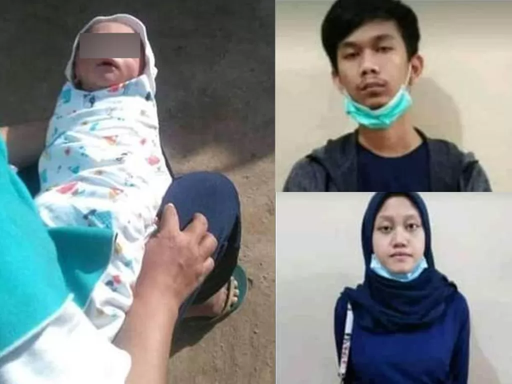 K (21) dan A (20), pasangan mahasiswa di Jogja yang membuang bayi mereka. (Foto: Istimewa)