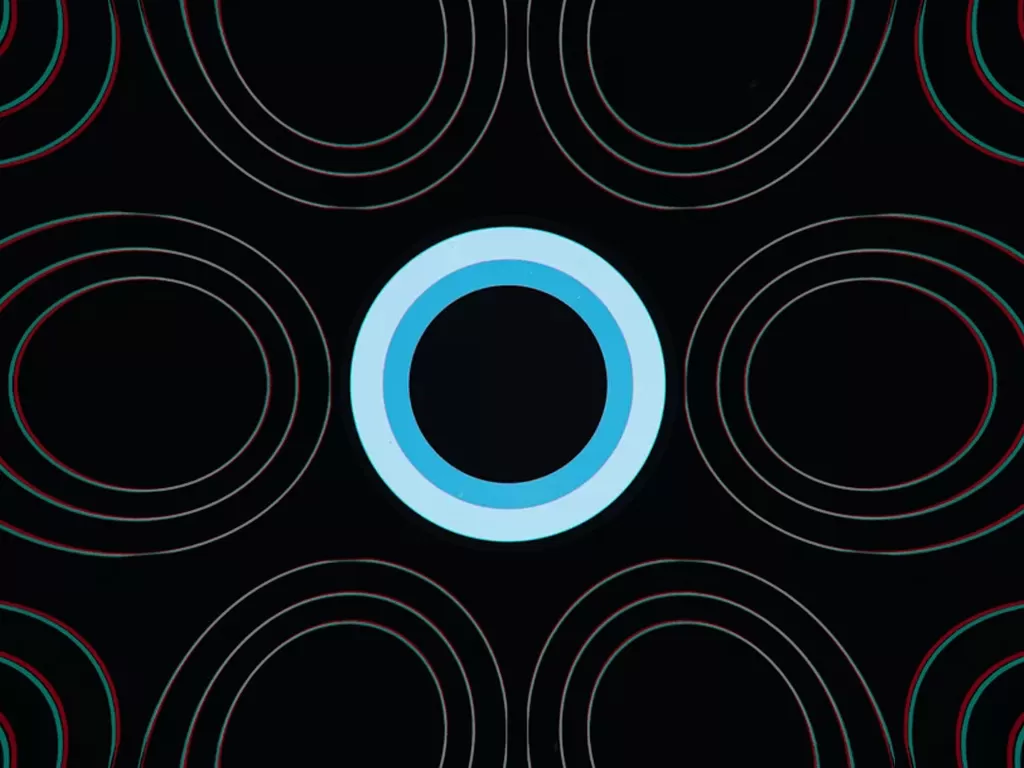 Ilustrasi logo asisten virtual Cortana milik Microsoft (photo/The Verge/Alex Castro)
