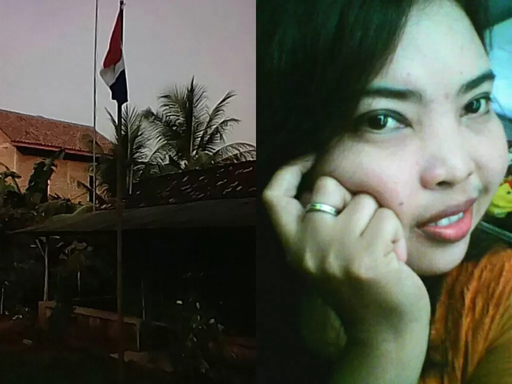 MA, pelaku pembakar bendera merah putih di Lampung. (Ist)