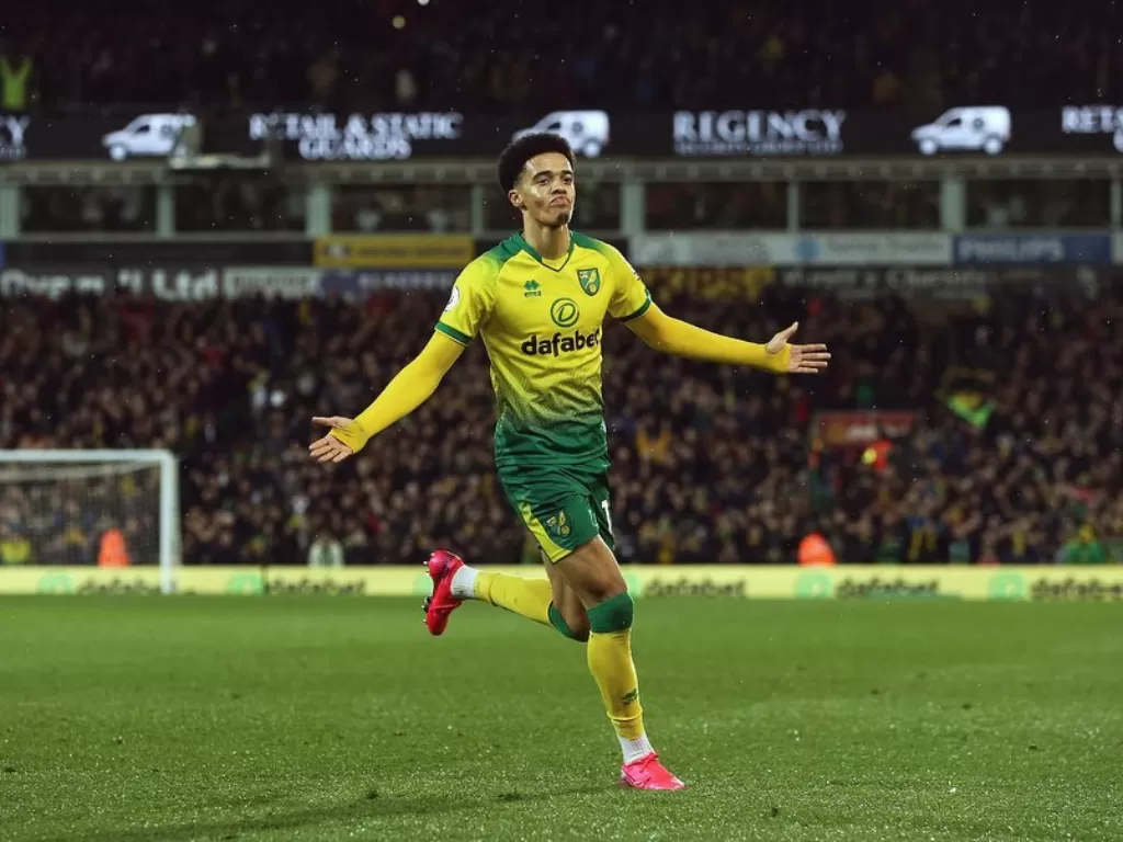 Bek Norwich City, Jamal Lewis. (Instagram/jamal_lewis1)