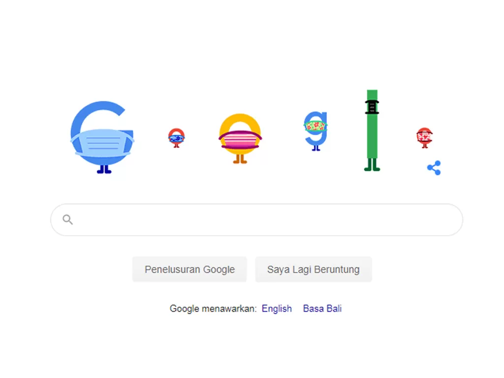 Doodle animasi baru di Google Search (photo/Dok. INDOZONE/Ferry)