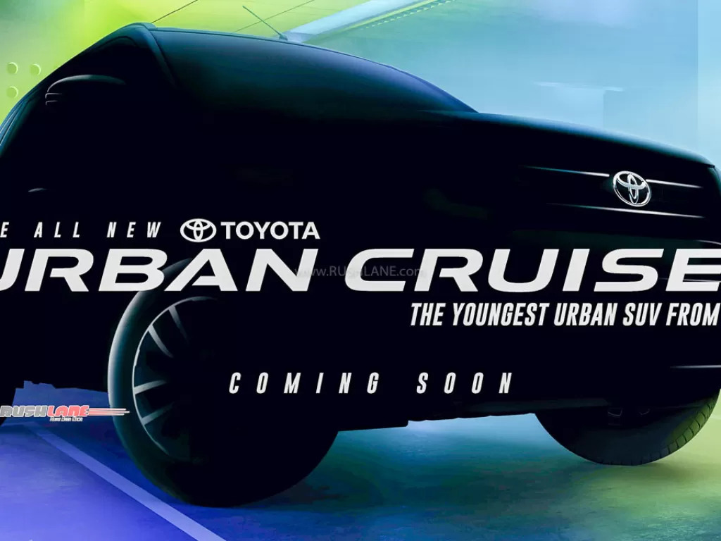 Tampilan teaser Toyota Urban Cruiser. (Dok. Rushlane)
