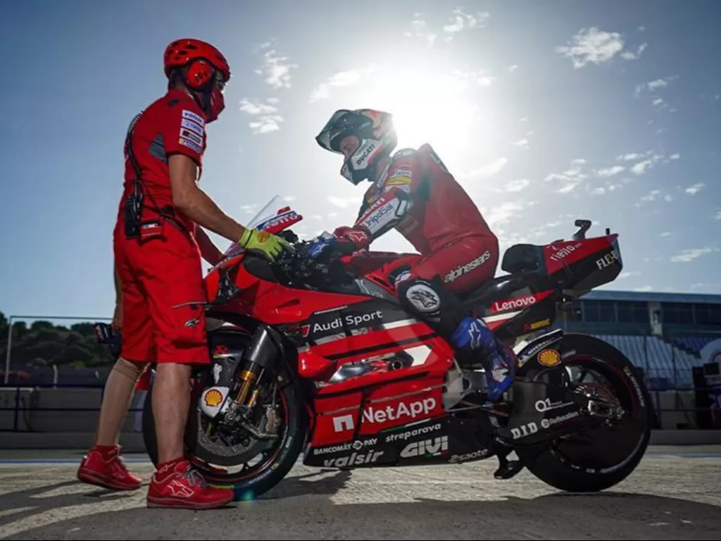 Pembalap Ducati, Andrea Dovizioso. (Instagram/@andreadovizioso)