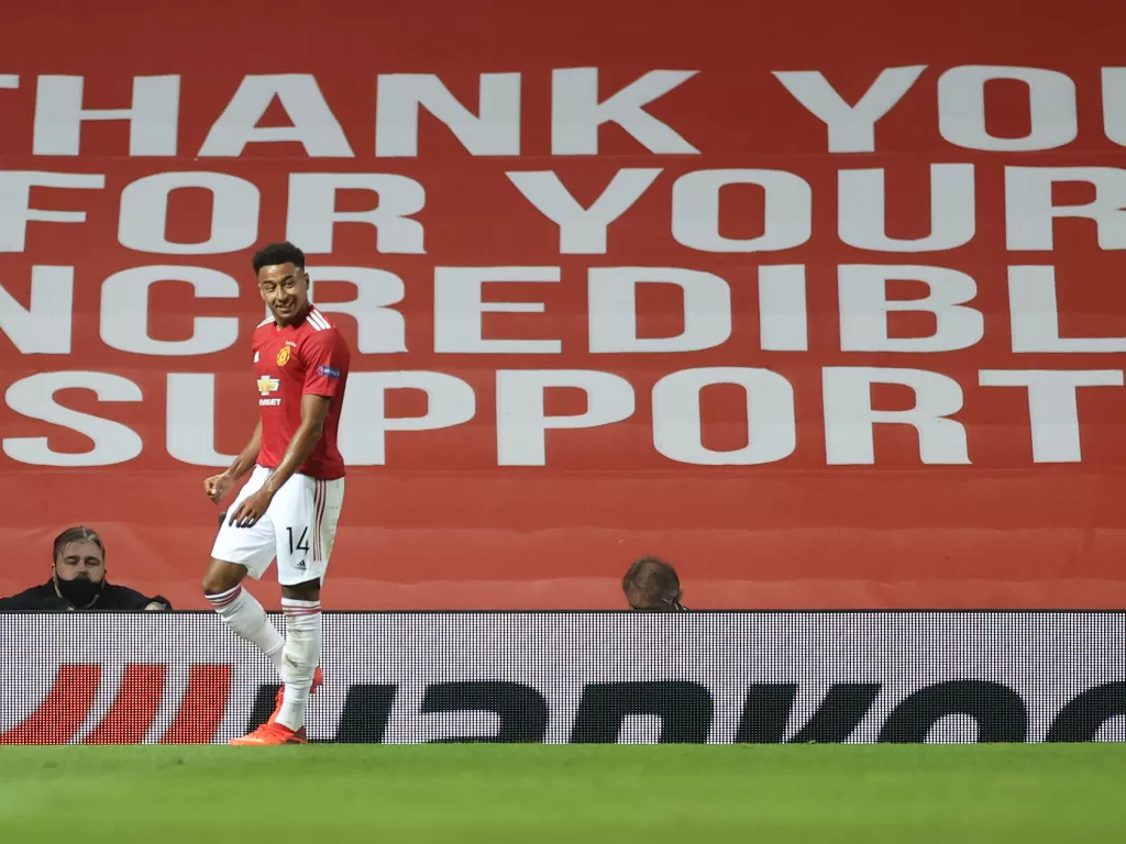 Gelandang Manchester United, Jesse Lingard. (REUTERS/Carl Recine)