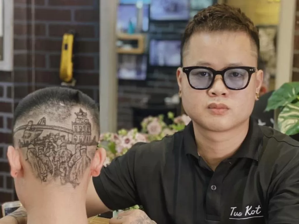 Hasil karya penata rambut Vietnam. (Odditycentral.com)