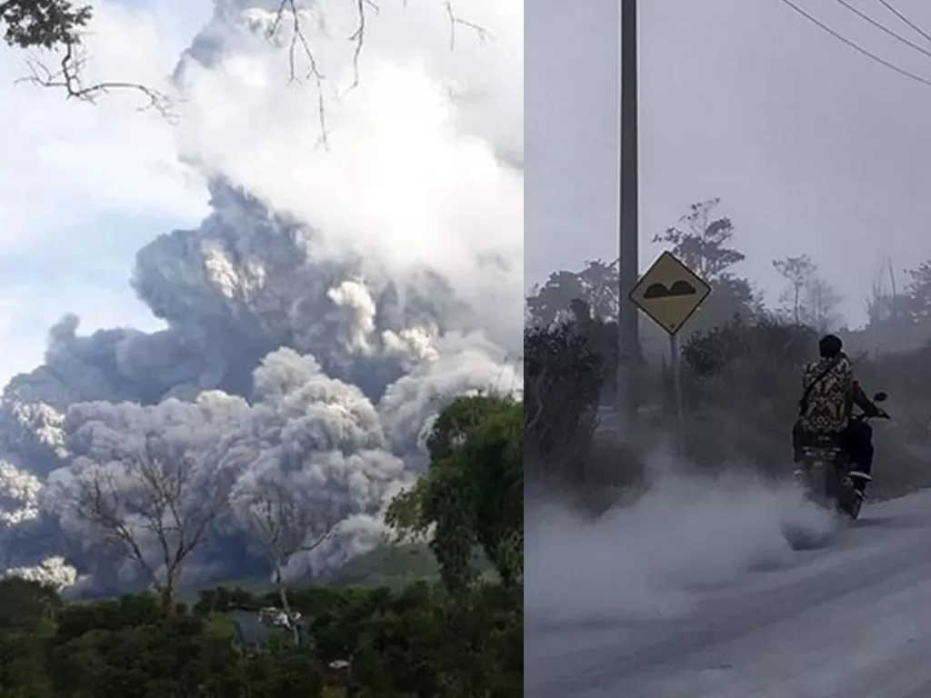 Gunung Sinabung erupsi (ANTARA)