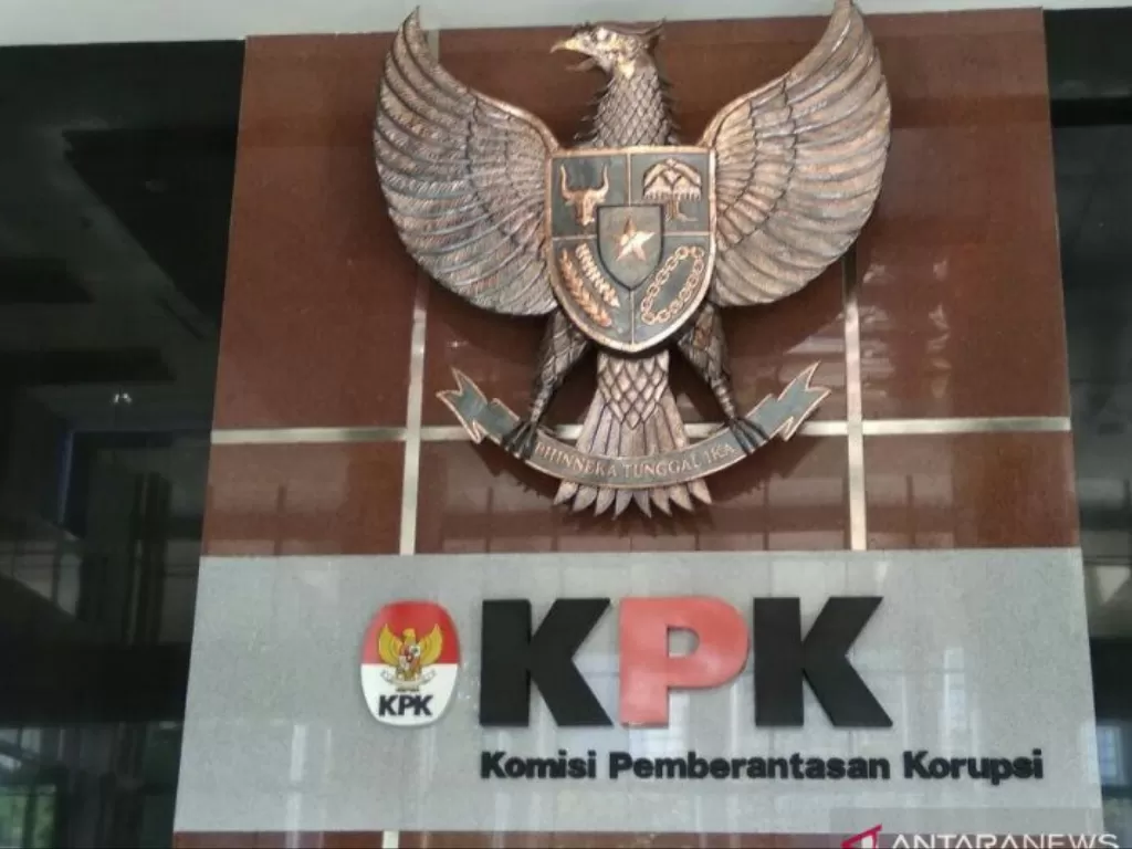 Logo KPK. (Foto: ANTARA/Benardy Ferdiansyah)