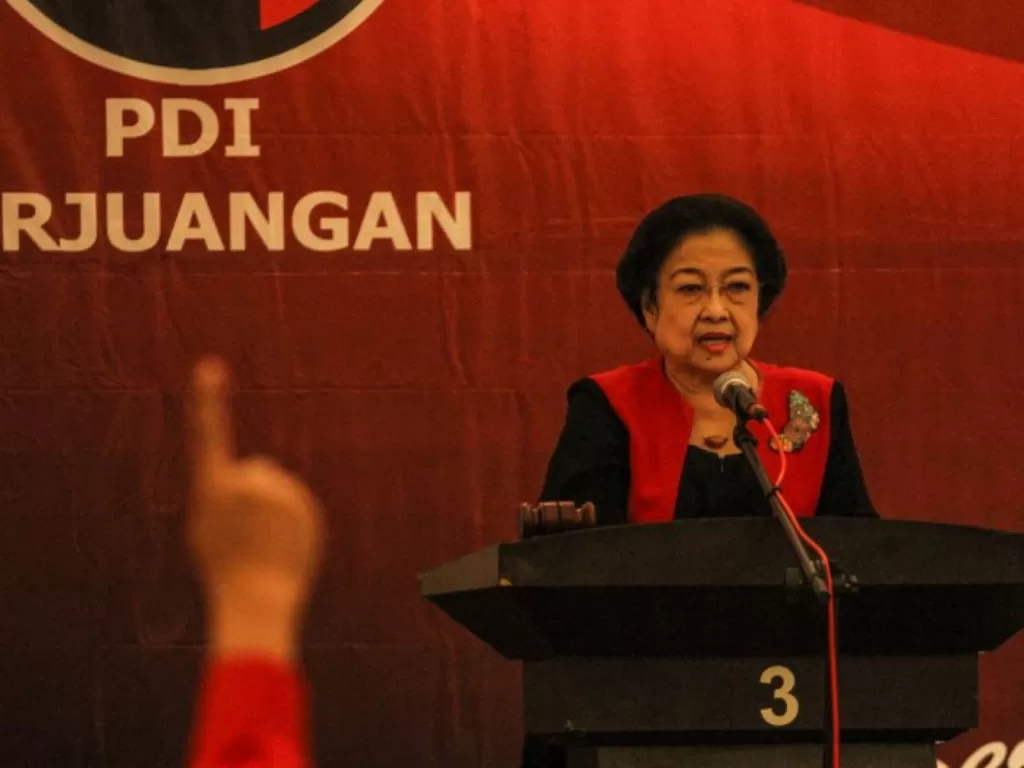 Ketua Umum PDI Perjuangan, Megawati Soekarnoputri (Foto: Antara/Asprilla Dwi Adha)