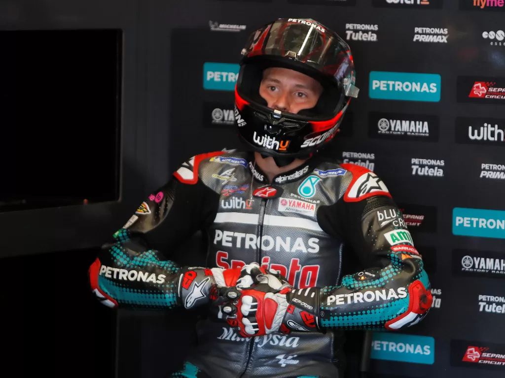 Pebalap MotoGP Fabio Quartararo. (REUTERS/Jon Nazca)