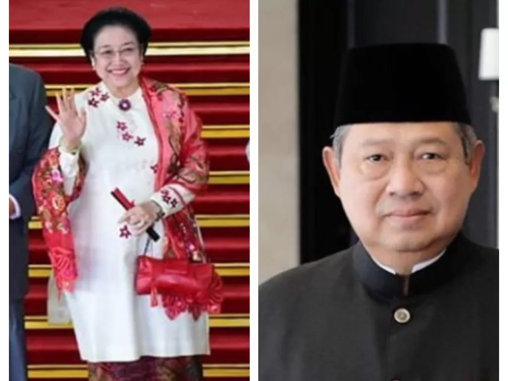 Megawati/kiri dan SBY/kanan (Instagram)