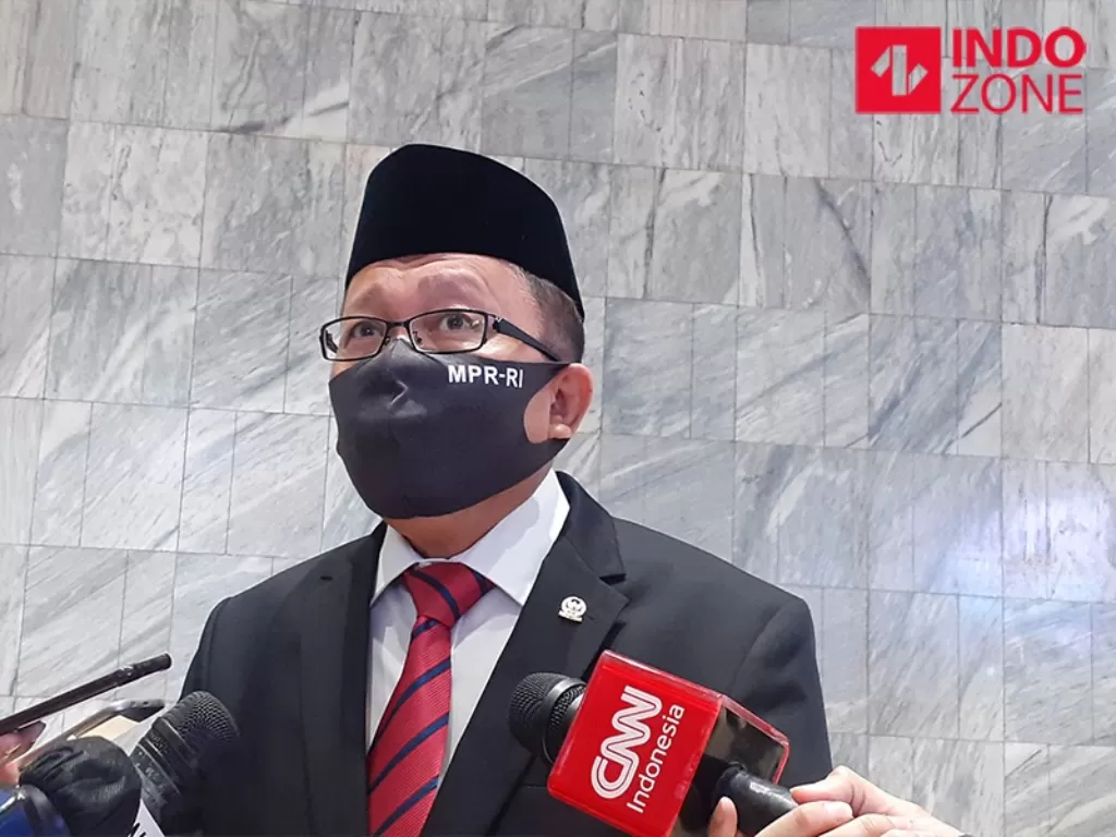 Wakil Ketua MPR RI Arsul Sani ketika menghadiri Sidang Tahunan MPR di Komplek Parlemen, Gedung DPR, Senayan, Jakarta, Jumat (14/8/2020). (INDOZONE/Sarah Hutagaol)