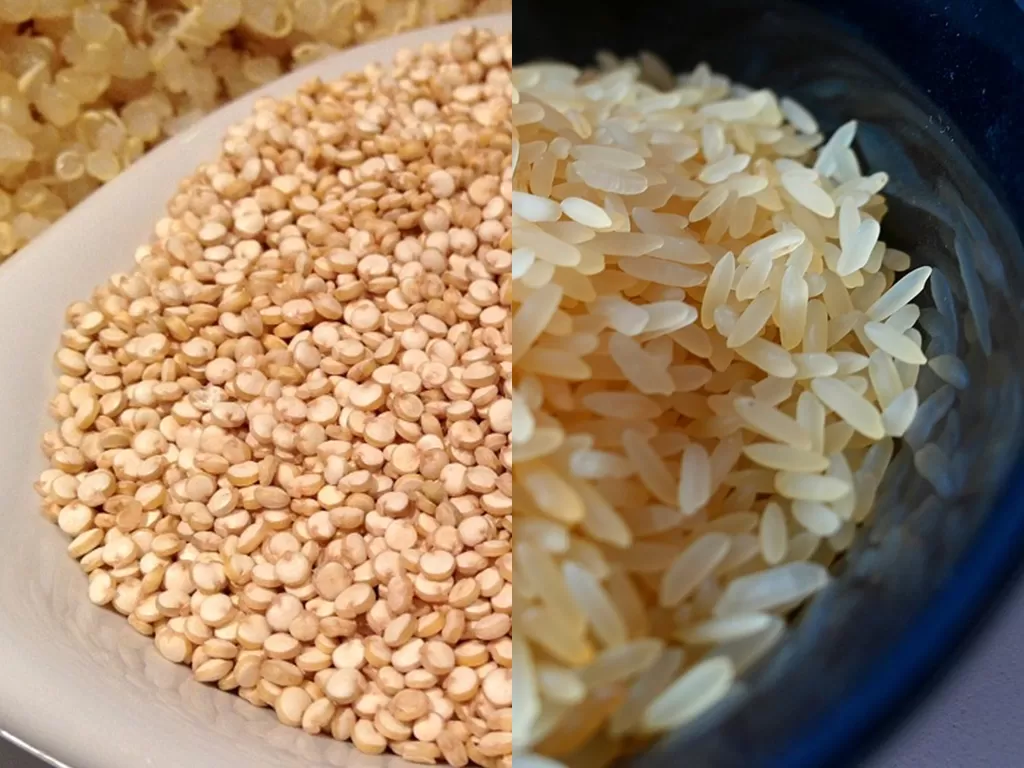 Quinoa dan beras. (Pixabay/evita-ochel/moritz320)