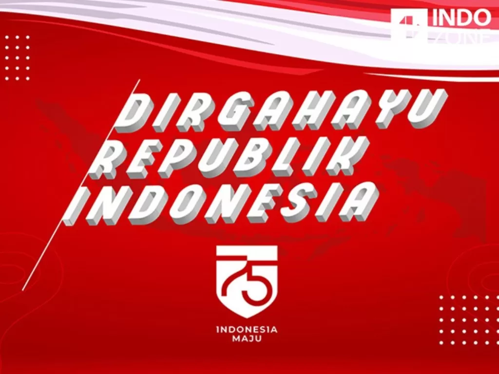Gambar ucapan 17 agustus 2020, Indonesia merdeka. (Indozone.id)