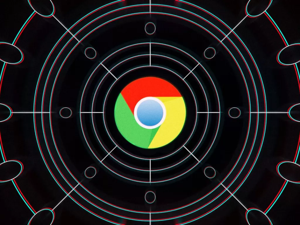 Ilustrasi logo browser Google Chrome (photo/The Verge/Alex Castro)