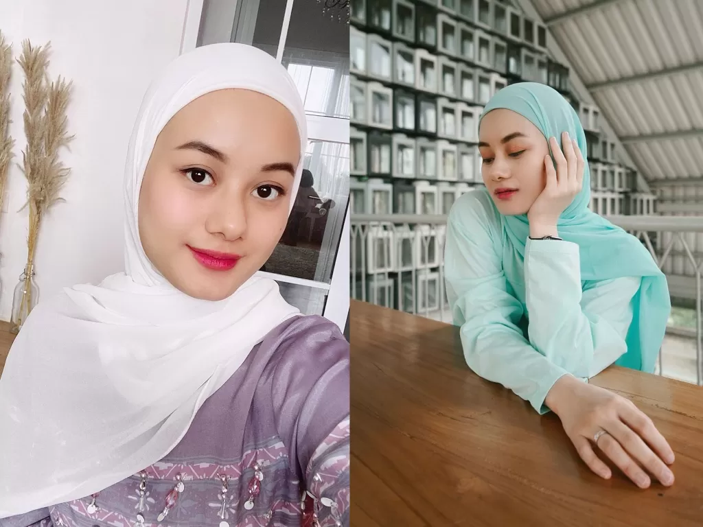 Inspirasi hijab bulat (Instagram/@dindahw)