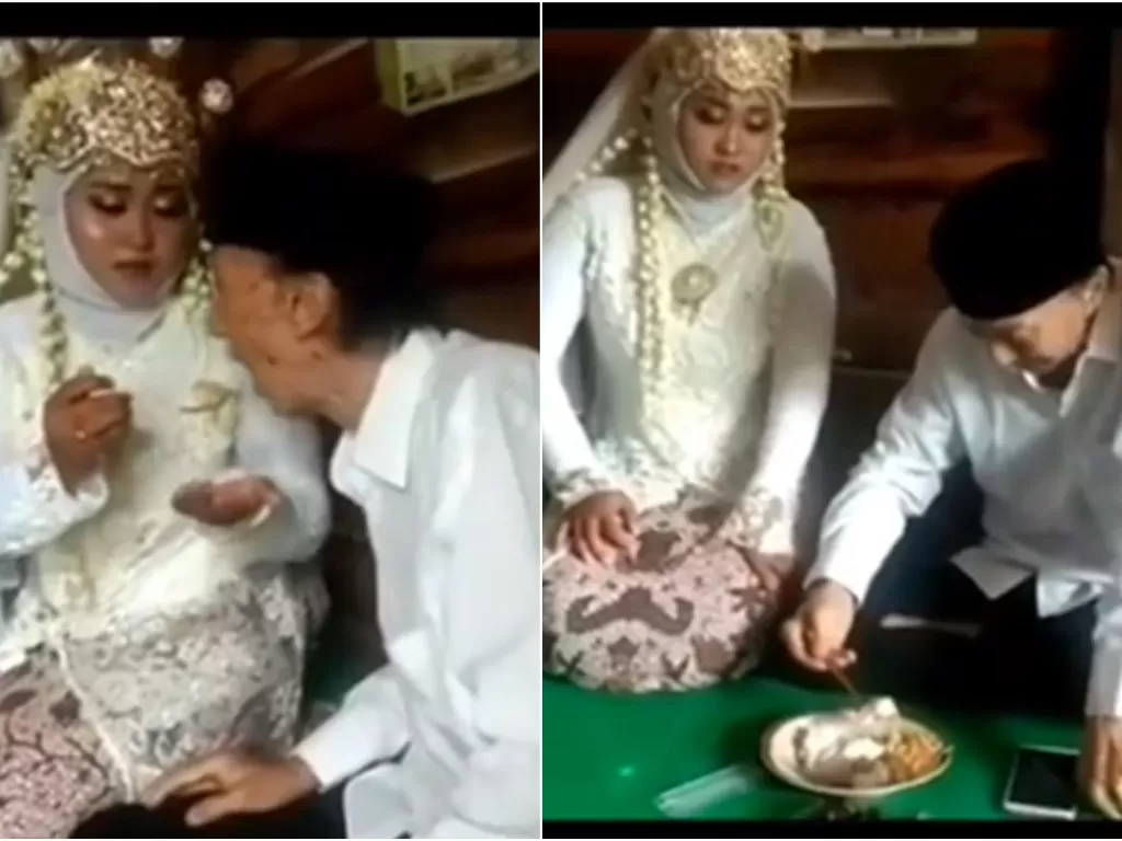 Kakek berusia 68 tahun, menikahi gadis perawan berumur 19 tahun di Pangkalan Bun. (Instagram/Yuni Rusmini)