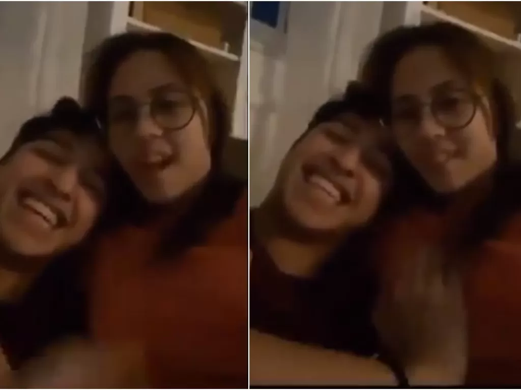 Video cowok remas payudara cewek diduga Zara Adhisty viral. (Istimewa)