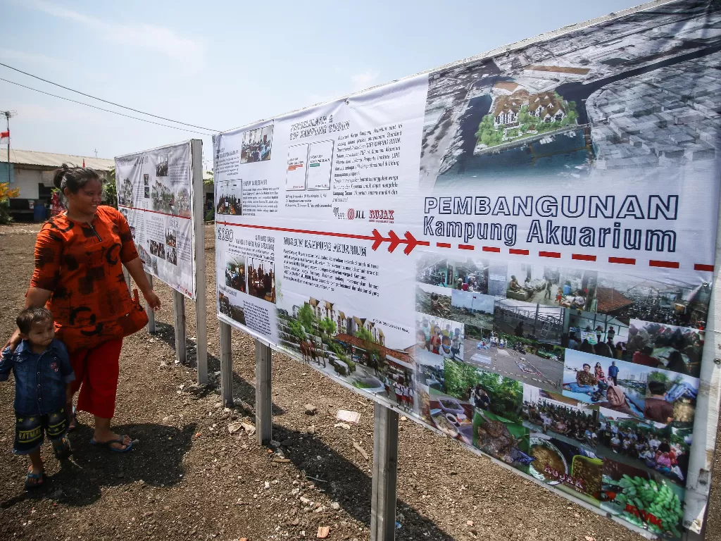 Pemerintah Provinsi DKI Jakarta akan membangun Kampung Akuarium menjadi Kampung Susun yang akan dimulai September 2020 dengan anggaran mencapai Rp62 miliar. (ANTARA FOTO/Rivan Awal Lingga).