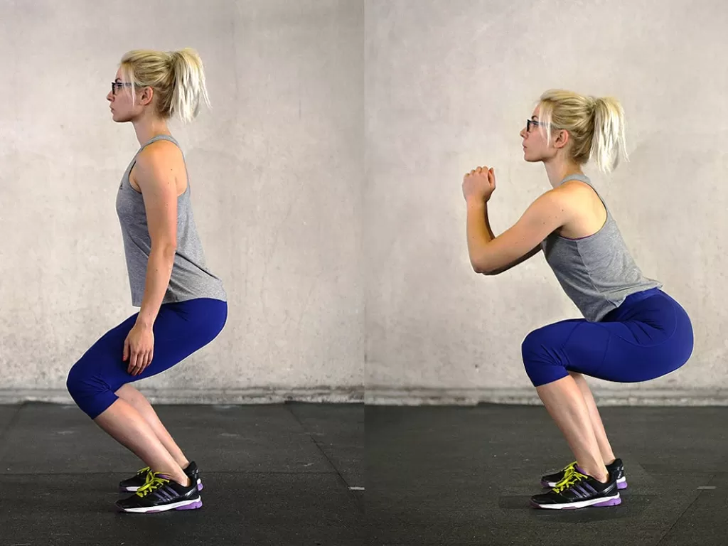 Latihan squat (runtastic.com)