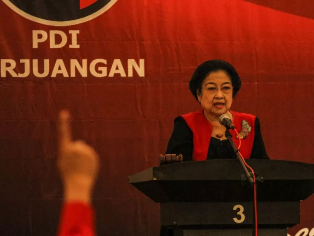 etua Umum PDI Perjuangan, Megawati Soekarnoputri (ANTARA/Asprilla Dwi Adha)