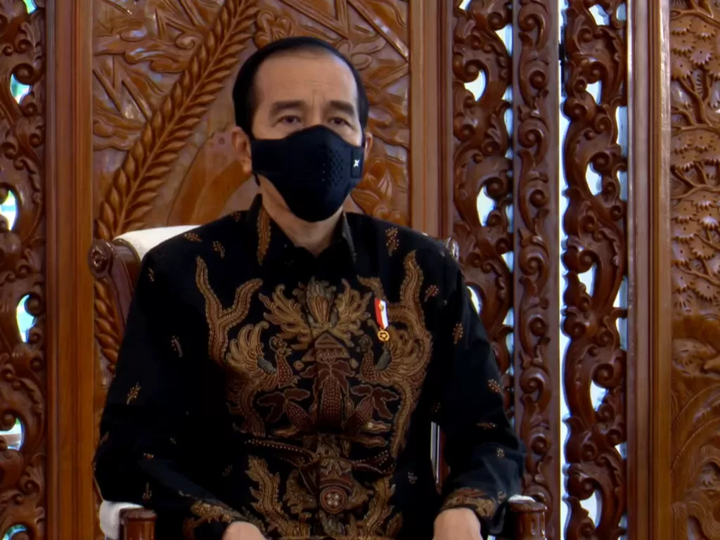 Presiden Jokowi saat ikuti Aksi Nasional Pencegahan Korupsi. (Youtube/Sekretariat Presiden).