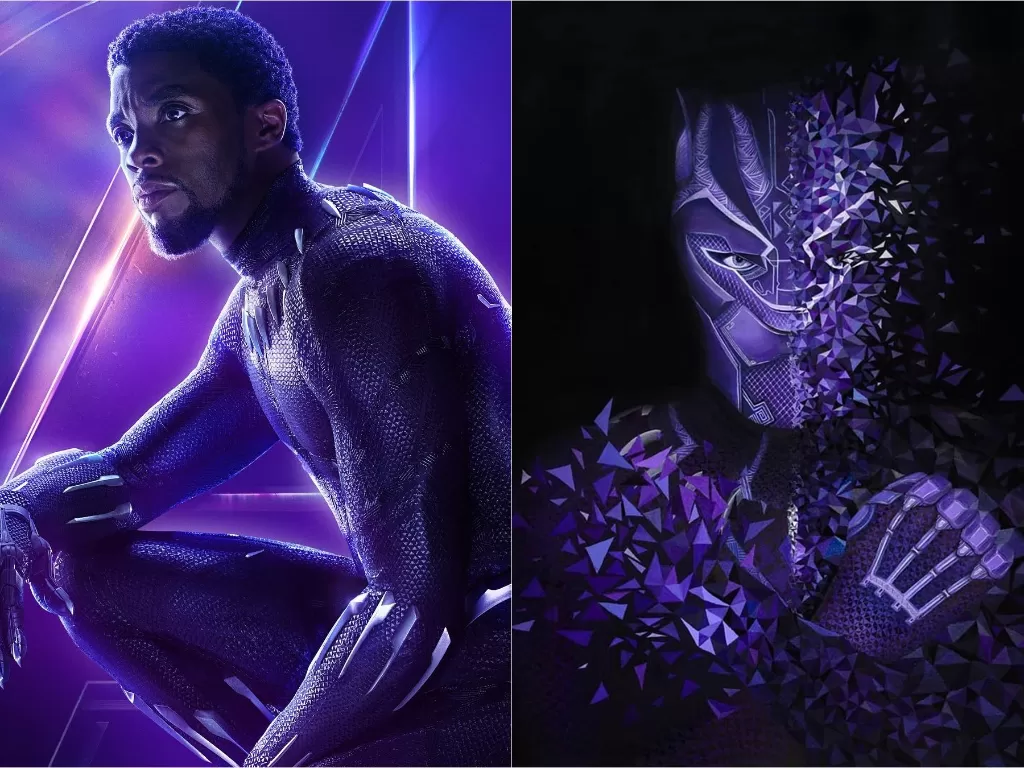 Chadwick Boseman saat memerankan Black Panther (Instagram/chadwickboseman)