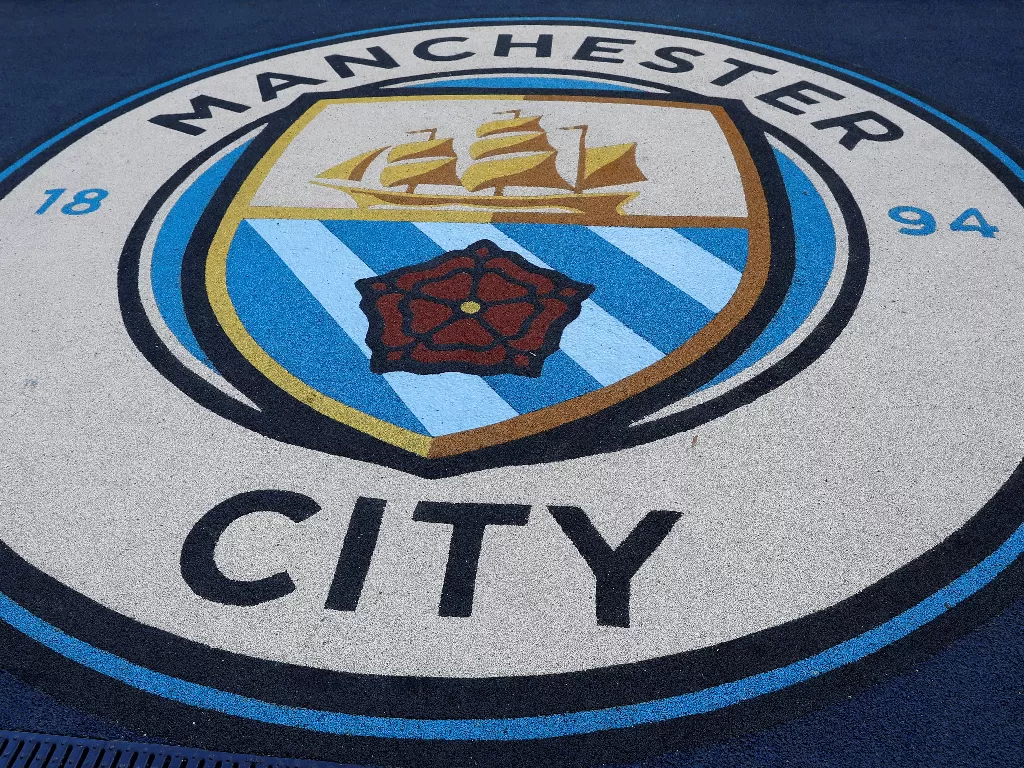 Logo Manchester City. (REUTERS/Darren Staples)