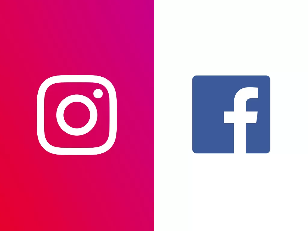 Logo sosial media Instagram dan juga Facebook (photo/Instagram/Facebook)