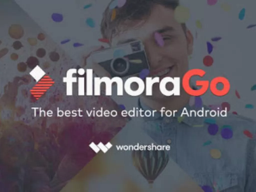 Aplikasi edit video di smartphone FilmoraGo (play.google.com)