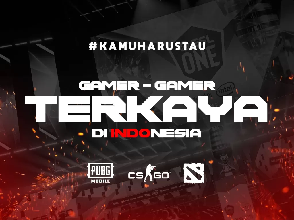 Ilustrasi gamer-gamer terkaya di Indonesia (Ilustrasi/INDOZONE/Ferry)