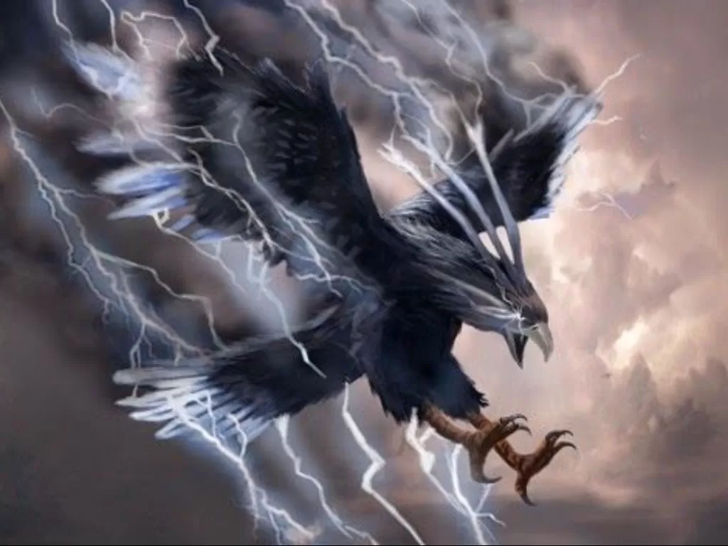 Ilustrasi Thunderbird. (legendsofamerica.com)