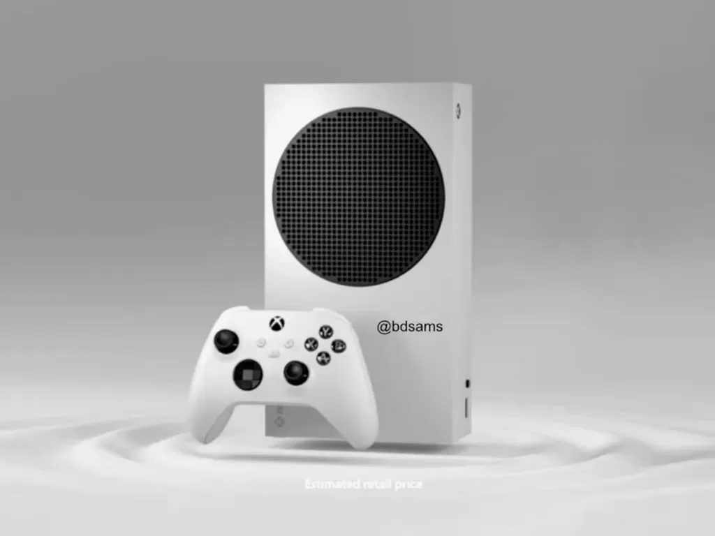 Bocoran tampilan console Xbox Series S (photo/Twitter/@bdsams)