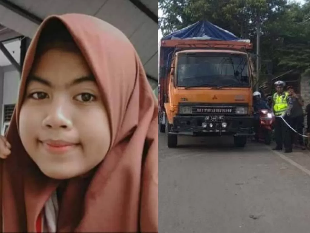 Maesa Linda siswi SMA di Lombok meninggal dilindas truk. (Istimewa)