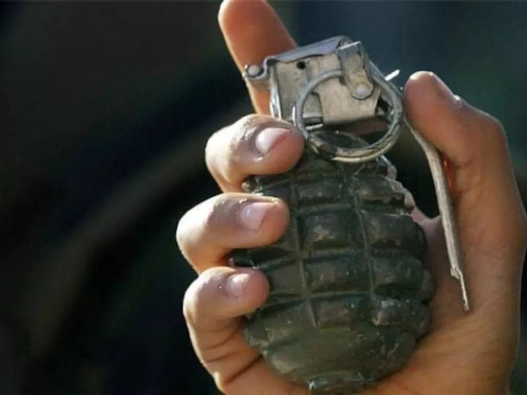 Ilustrasi granat tangan. (Twitter/@The_Nation)