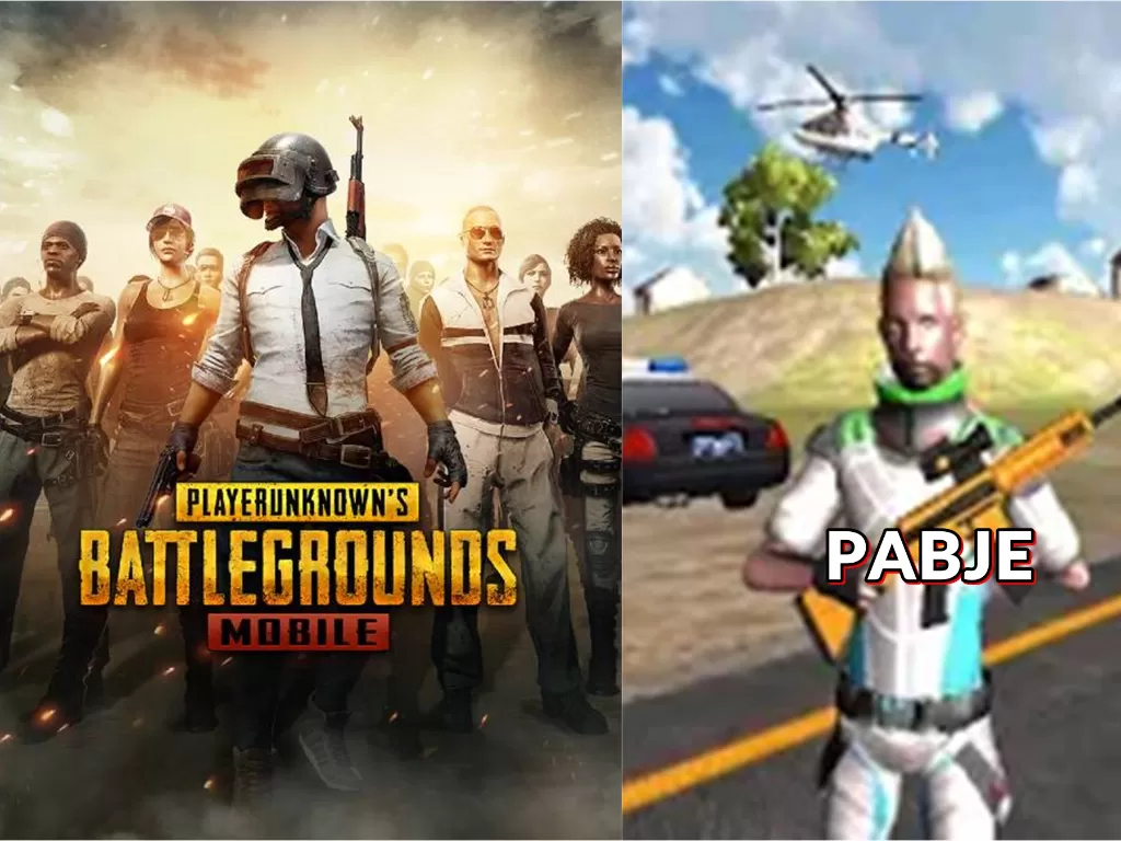 Kiri: Game PUBG (Tencent) / Game PABJE (One-Touch Games)
