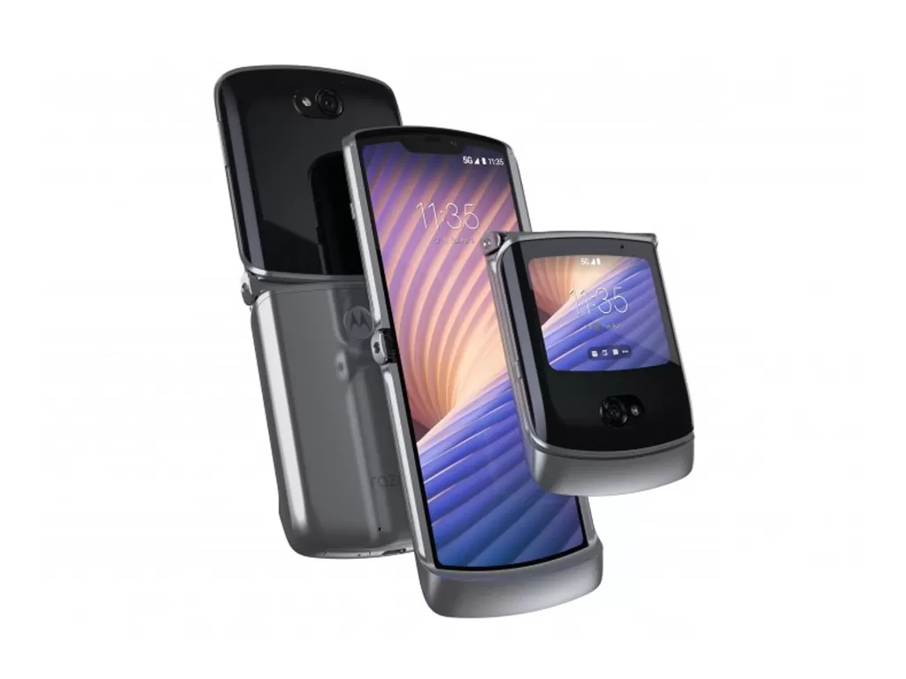 Smartphone lipat Motorola RAZR 5G (photo/Motorola via. GSMArena)