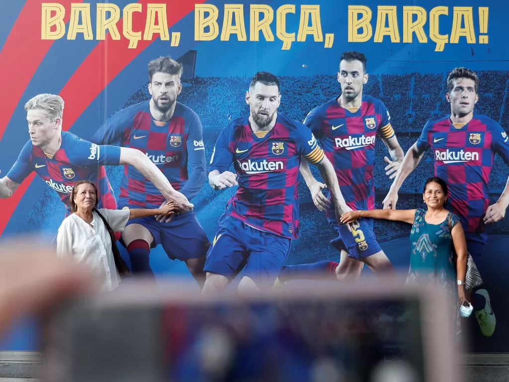 Poster Barcelona (REUTERS/NACHO DOCE)