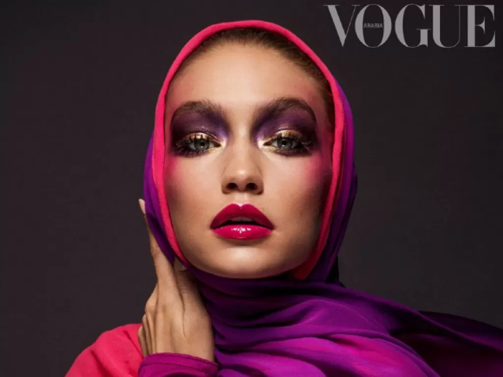 Supermodel Gigi Hadid memiliki garis keturunan Palestina dan Belanda. (Vogue Arabia)