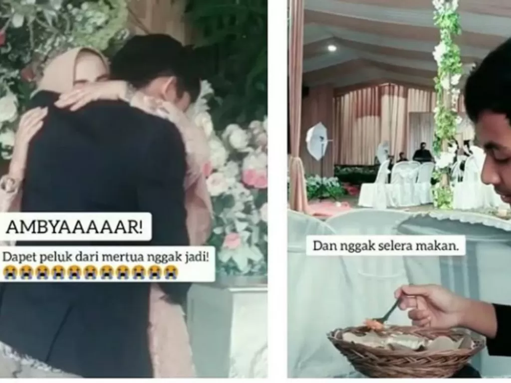 Cowok datang ke pernikahan mantan kekasih (Instagram/@makassar_iinfo)