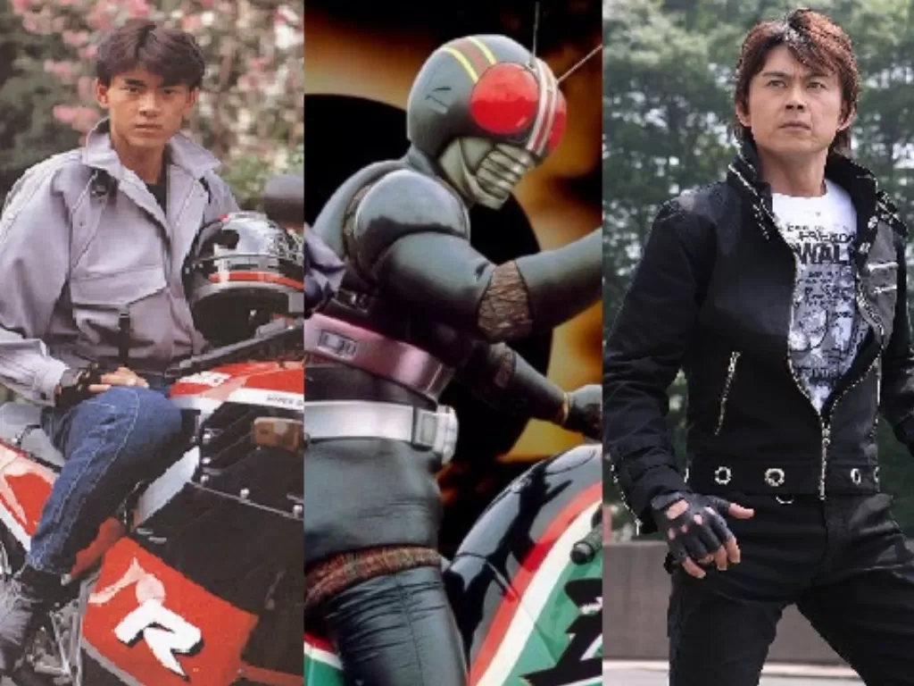 Tetsuo Kurata sebagai Kamen Rider Black. (IMDB/Facebook).