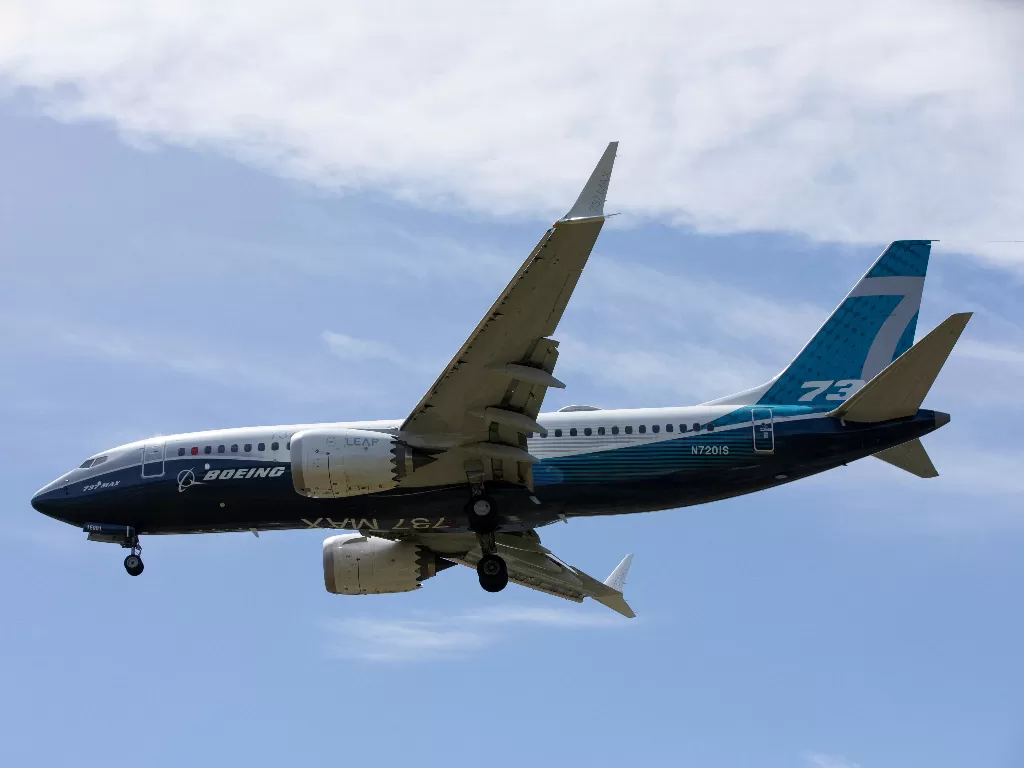 Pesawat Boeing 737 Max. (REUTERS/Karen Ducey)